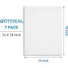 imageGOTIDEAL 10Pcs Black Stretched Canvases for Painting Multi Pack 4x4quot 5x7quot 8x10quot9x12quot 11x14quot Set of 10 Primed 100 Cotton Artist Blank Canvas Boards for Painting Acrylic Pouring Oil Paint ArtWhite