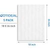 imageGOTIDEAL 10Pcs Black Stretched Canvases for Painting Multi Pack 4x4quot 5x7quot 8x10quot9x12quot 11x14quot Set of 10 Primed 100 Cotton Artist Blank Canvas Boards for Painting Acrylic Pouring Oil Paint ArtWhite