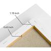 imageGOTIDEAL 10Pcs Black Stretched Canvases for Painting Multi Pack 4x4quot 5x7quot 8x10quot9x12quot 11x14quot Set of 10 Primed 100 Cotton Artist Blank Canvas Boards for Painting Acrylic Pouring Oil Paint ArtWhite