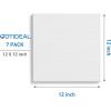 imageGOTIDEAL 10Pcs Black Stretched Canvases for Painting Multi Pack 4x4quot 5x7quot 8x10quot9x12quot 11x14quot Set of 10 Primed 100 Cotton Artist Blank Canvas Boards for Painting Acrylic Pouring Oil Paint ArtWhite