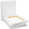 imageGOTIDEAL 10Pcs Black Stretched Canvases for Painting Multi Pack 4x4quot 5x7quot 8x10quot9x12quot 11x14quot Set of 10 Primed 100 Cotton Artist Blank Canvas Boards for Painting Acrylic Pouring Oil Paint ArtWhite