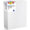 imageGOTIDEAL 10Pcs Black Stretched Canvases for Painting Multi Pack 4x4quot 5x7quot 8x10quot9x12quot 11x14quot Set of 10 Primed 100 Cotton Artist Blank Canvas Boards for Painting Acrylic Pouring Oil Paint ArtWhite