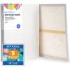 imageGOTIDEAL 10Pcs Black Stretched Canvases for Painting Multi Pack 4x4quot 5x7quot 8x10quot9x12quot 11x14quot Set of 10 Primed 100 Cotton Artist Blank Canvas Boards for Painting Acrylic Pouring Oil Paint ArtWhite