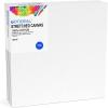 imageGOTIDEAL 10Pcs Black Stretched Canvases for Painting Multi Pack 4x4quot 5x7quot 8x10quot9x12quot 11x14quot Set of 10 Primed 100 Cotton Artist Blank Canvas Boards for Painting Acrylic Pouring Oil Paint ArtWhite