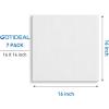 imageGOTIDEAL 10Pcs Black Stretched Canvases for Painting Multi Pack 4x4quot 5x7quot 8x10quot9x12quot 11x14quot Set of 10 Primed 100 Cotton Artist Blank Canvas Boards for Painting Acrylic Pouring Oil Paint ArtWhite