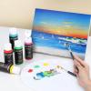 imageGOTIDEAL Acrylic Paint Set with 10 Brushes 18 Colors59ml 2 oz Art Craft Paint Non Toxic Perfect for Hobby Painters Artist Adults Ideal for Canvas Wood Ceramic Paint Supplies18 Colors