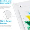 imageGOTIDEAL Bulk Canvas Boards for Painting 8x10quot inch Value Pack of 40 Gesso Primed Canvases for Painting  100 Cotton Art Supplies Canvas for Acrylic Paint Pouring Oil Paint12x16 inch