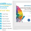 imageGOTIDEAL Canvas Boards for Painting 8x10 inch Set of 4 Gesso Primed White Blank Canvases for Painting  100 Cotton Art Supplies Canvas Panel for Acrylic Paint Pouring Oil Paint