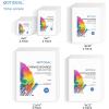 imageGOTIDEAL Canvas for Painting 18 Pack Multi Pack 4x4 5x7 8x10 9x1211x14 Canvas Boards for Painting Primed White Blank Artist Canvas Variety Pack for Acrylic Oil Paint Watercolor Gouache18 Pack