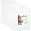 imageGOTIDEAL Canvases for Painting 6x8 inch of 24 Professional Primed White Blank Flat Canvas Panels 100 Cotton Artist Canvas Boards for Acrylics Painting Oil Watercolor Tempera9x12