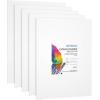 imageGOTIDEAL Canvases for Painting 6x8 inch of 24 Professional Primed White Blank Flat Canvas Panels 100 Cotton Artist Canvas Boards for Acrylics Painting Oil Watercolor Tempera16x20