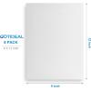 imageGOTIDEAL Canvases for Painting 6x8 inch of 24 Professional Primed White Blank Flat Canvas Panels 100 Cotton Artist Canvas Boards for Acrylics Painting Oil Watercolor Tempera9x12
