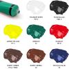 imageGOTIDEAL Craft Acrylic Paint Set8 Primary Colors120ml4 oz Rich Pigments NonToxic Washable Professional Paint for Pouring on Canvas Rocks Ceramic Fabric Leather Ideal for Artist Adults8 Colors