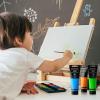 imageGOTIDEAL Craft Acrylic Paint Set8 Primary Colors120ml4 oz Rich Pigments NonToxic Washable Professional Paint for Pouring on Canvas Rocks Ceramic Fabric Leather Ideal for Artist Adults8 Colors