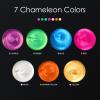 imageGOTIDEAL Craft Acrylic Paint Set8 Primary Colors120ml4 oz Rich Pigments NonToxic Washable Professional Paint for Pouring on Canvas Rocks Ceramic Fabric Leather Ideal for Artist AdultsChameleon Red