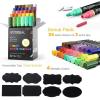 imageGOTIDEAL Liquid Chalk Markers Bundle 30 Colors and 12 Colors
