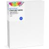 imageGOTIDEAL Stretched Canvas 5x7 Inch Set of 10 Primed White  100 Cotton Artist Canvas Boards for Painting Acrylic Pouring Oil Paint Dry ampamp Wet Art MediaWhite