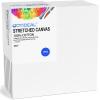 imageGOTIDEAL Stretched Canvas 5x7 Inch Set of 10 Primed White  100 Cotton Artist Canvas Boards for Painting Acrylic Pouring Oil Paint Dry ampamp Wet Art MediaWhite