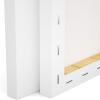 imageGOTIDEAL Stretched Canvas 5x7 Inch Set of 10 Primed White  100 Cotton Artist Canvas Boards for Painting Acrylic Pouring Oil Paint Dry ampamp Wet Art MediaWhite