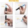 imageGOTIDEAL White Chalk Markers Bold Tip Washable Chalkboard Markers Car Window Markersfor Blackboard Glass ampamp Bistro NonToxic Erasable Paint Chalk Pens Reversible Tip6mm6mm8 Colors
