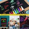 imageGOTIDEAL White Chalk Markers Bold Tip Washable Chalkboard Markers Car Window Markersfor Blackboard Glass ampamp Bistro NonToxic Erasable Paint Chalk Pens Reversible Tip6mm6mm8 Colors