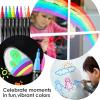imageGOTIDEAL White Chalk Markers Bold Tip Washable Chalkboard Markers Car Window Markersfor Blackboard Glass ampamp Bistro NonToxic Erasable Paint Chalk Pens Reversible Tip6mm1mm8 Colors