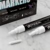 imageGOTIDEAL White Liquid Chalk Markers 12 Pack Chalkboard Markers Chalk Pens for Car Windows Signs Blackboard Glass Painting Erasable 6mm Reversible Chisel ampamp Bullet Tip