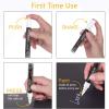 imageGOTIDEAL White Liquid Chalk Markers 12 Pack Chalkboard Markers Chalk Pens for Car Windows Signs Blackboard Glass Painting Erasable 6mm Reversible Chisel ampamp Bullet Tip
