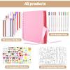 imageGotideal DIY Scrapbook Album Craft Paper Wedding and Anniversary Photo Album Family ScrapbookDIY Accessories and Scrapbooking Supplies40 SheetsYellow 115  85 InchesPink