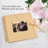 imageGotideal DIY Scrapbook Album Craft Paper Wedding and Anniversary Photo Album Family ScrapbookDIY Accessories and Scrapbooking Supplies40 SheetsYellow 115  85 InchesYellow