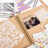 imageGotideal DIY Scrapbook Album Craft Paper Wedding and Anniversary Photo Album Family ScrapbookDIY Accessories and Scrapbooking Supplies40 SheetsYellow 115  85 InchesYellow