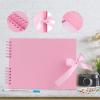 imageGotideal DIY Scrapbook Album Craft Paper Wedding and Anniversary Photo Album Family ScrapbookDIY Accessories and Scrapbooking Supplies40 SheetsYellow 115  85 InchesPink