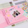 imageGotideal DIY Scrapbook Album Craft Paper Wedding and Anniversary Photo Album Family ScrapbookDIY Accessories and Scrapbooking Supplies40 SheetsYellow 115  85 InchesPink