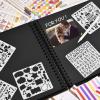 imageGotideal DIY Scrapbook Album Craft Paper Wedding and Anniversary Photo Album Family ScrapbookDIY Accessories and Scrapbooking Supplies40 SheetsYellow 115  85 InchesBlack