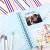 imageGotideal DIY Scrapbook Album Craft Paper Wedding and Anniversary Photo Album Family ScrapbookDIY Accessories and Scrapbooking Supplies40 SheetsYellow 115  85 InchesBlue