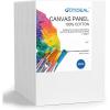 imageGOTIDEAL Bulk Canvas Boards for Painting 8x10quot inch Value Pack of 40 Gesso Primed Canvases for Painting  100 Cotton Art Supplies Canvas for Acrylic Paint Pouring Oil Paint5x7 inch