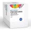 imageGOTIDEAL Stretched Canvas 5x7 Inch Set of 10 Primed White  100 Cotton Artist Canvas Boards for Painting Acrylic Pouring Oil Paint Dry ampamp Wet Art MediaWhite