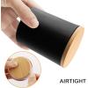 imageGOTIDEAL 12 Pack 6 OZ Frosted Black Candle Jars with Bamboo Lids for Making Candles Supplies Bulk Empty Candle Containers Tins Small Glass Jars for Candle Soy Wax