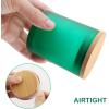 imageGOTIDEAL 12 Pack 6oz220ml Frosted Green Candle Jars with Bamboo Lids for Making Candles Supplies Bulk Empty Candle Containers Tins Small Glass Jars for Candle Soy Wax