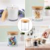 imageGOTIDEAL 12 Pack 9 OZ Frosted Black Candle Jars with Bamboo Lids for Making Candles Supplies Bulk Empty Candle Containers Tins Small Glass Jars for Candle Soy Wax