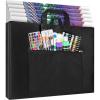 image:imageGOTIDEAL Light Weight Art Portfolio Bag 18x24 Inches Waterproof Art Portfolio Case with ShoulderampHandle Carry Storage Carrying Bag for Artwork Sketch Drawing Canvas Photography Poster Side Widening24x36
